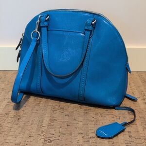 Chic Blue Satchel Bag